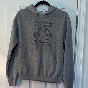 Jerzees Gray Hoodie